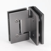 FORGE SHOWER HINGE GLASS TO GLASS 90 Degrees 10mm glass - Gunmetal Grey